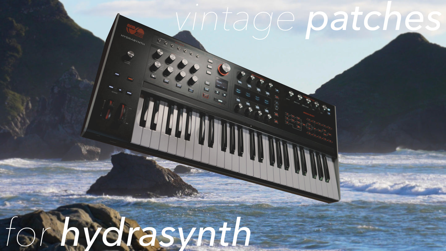 "a fine vintage" Presets | Hydrasynth